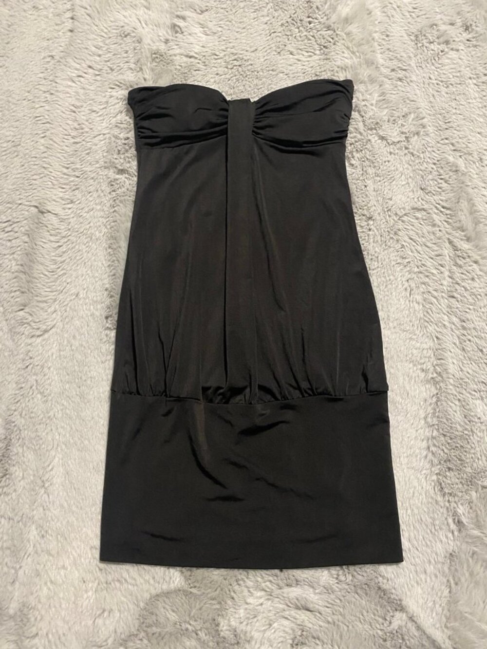 strapless_ mini dress